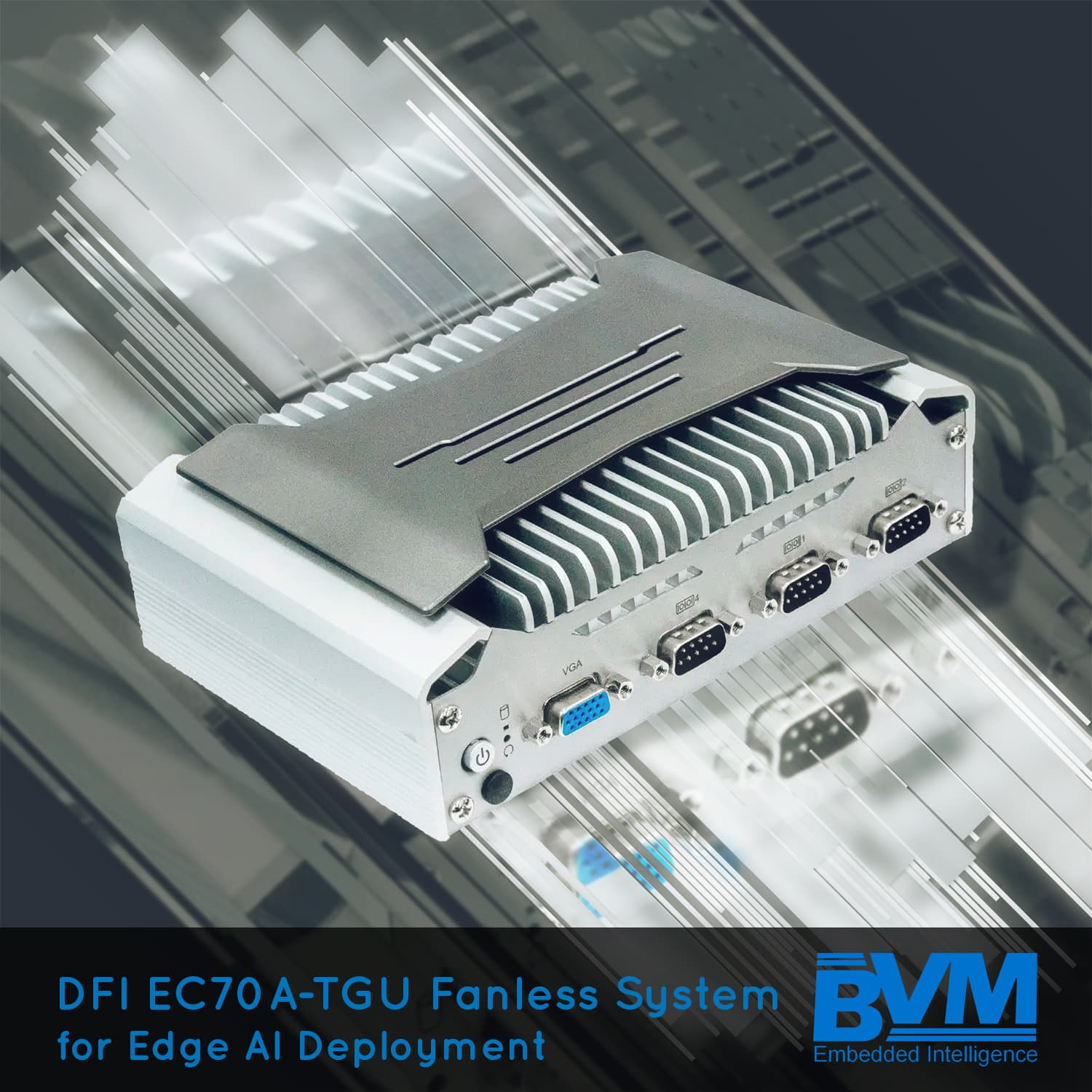 DFI EC70ATGU Compact Fanless System for Edge AI BVM Ltd