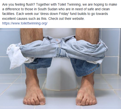 BVM toilet Twinning Facebook